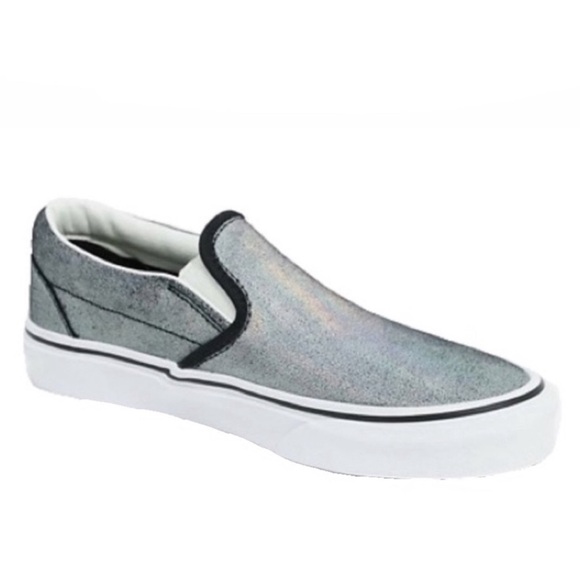 new Vans ™ ®✌︎︎ Prismatic Suede Slip On Sneakers ✌︎︎ Shiny Rainbow Reflective 6 - Picture 15 of 16